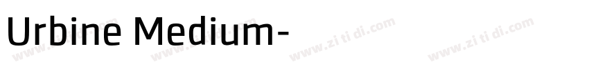 Urbine Medium字体转换
